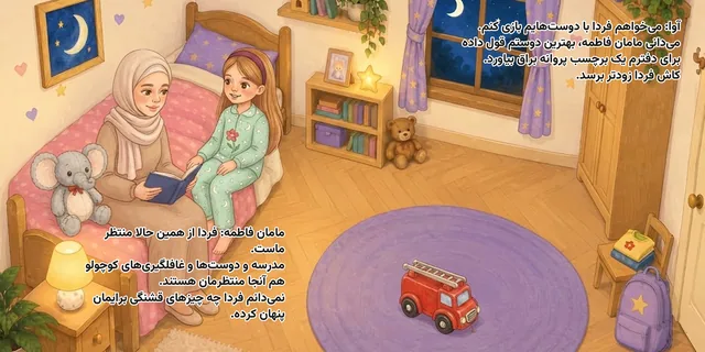 Sample page from The Bedtime Routine and Falling Asleep