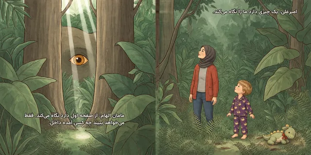Sample page from Bedtime Stories and the Love of Books